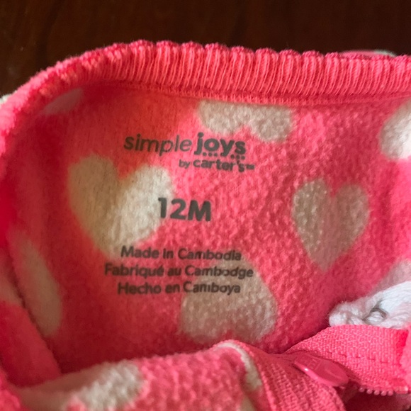 Set of 2 Fleece 12M Jammies - Picture 5 of 6